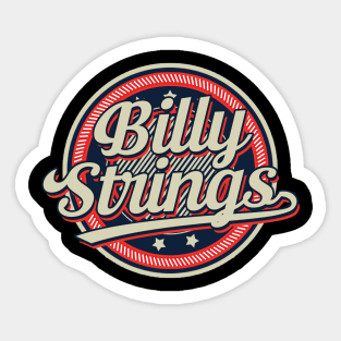 Graphic Lovely Billy Name Flowers Vintage Classic Styles Sticker